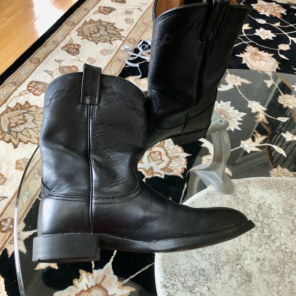 SOLD- Ariat, Women’s 7.5, Black Leather Roper Boots, GUC - Picture 10 of 16